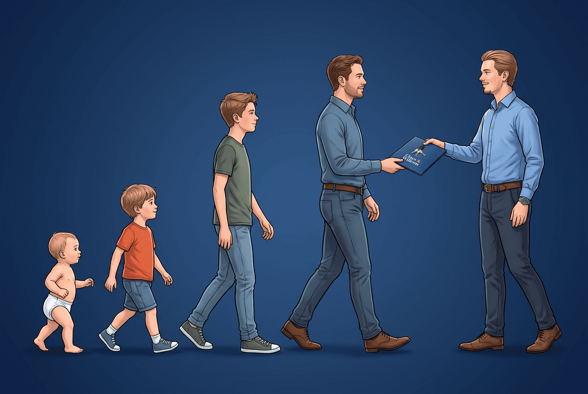 Een koppel bekijkt samen een woning
