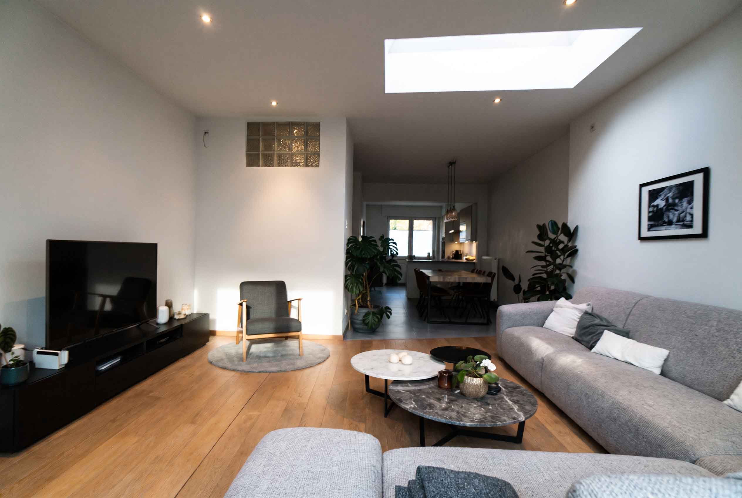 Woning vóór professionele fotografie